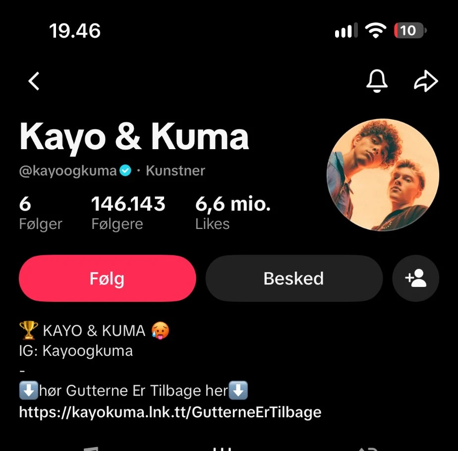 Kayo & Kumas TikTok-profil, Nexus Music