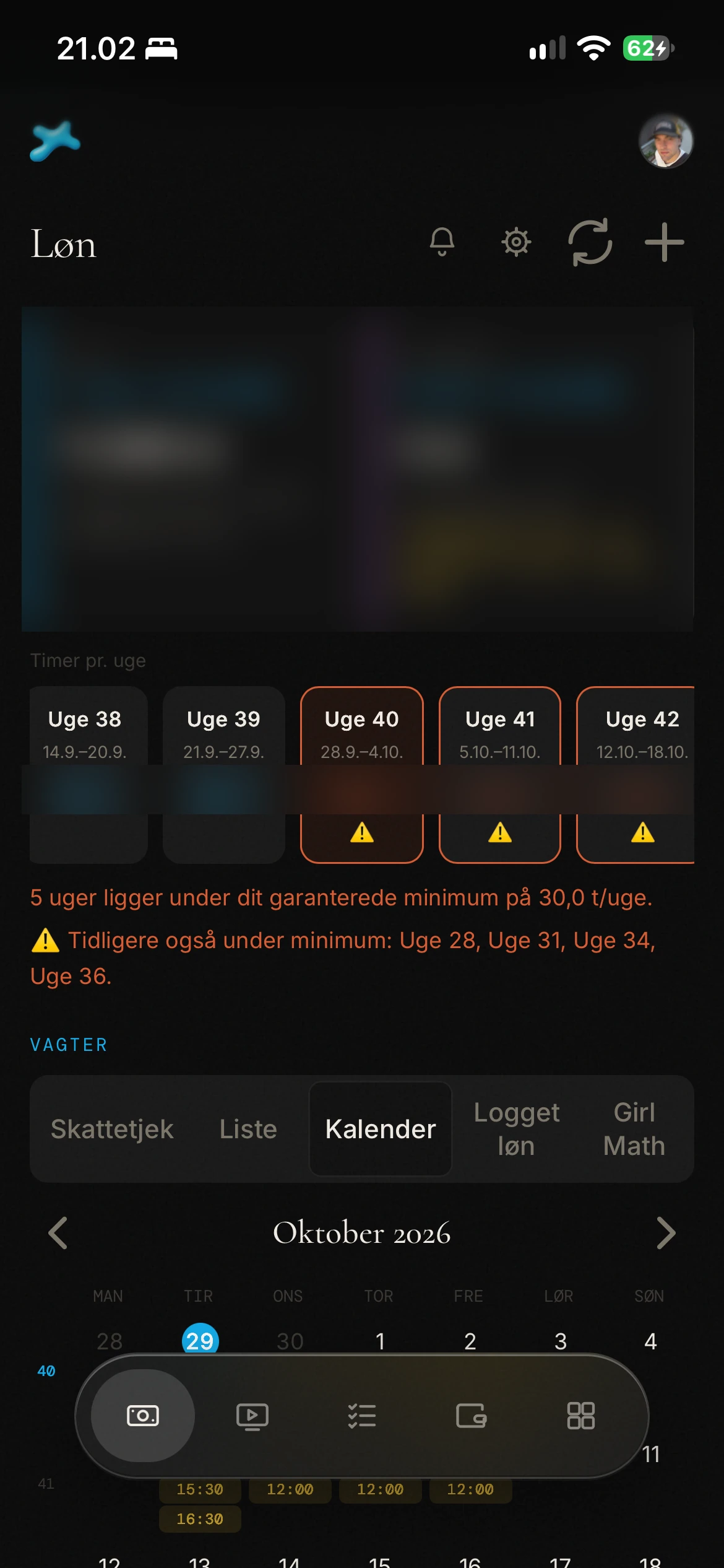 Lønberegner-modulet, tal sløret